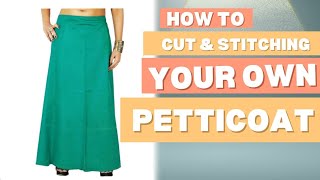 Petticoat cutting ✂️ stitching for 6 kali aur 40 size latest petticoatcutting subscribe shorts [upl. by Alyak837]