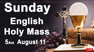 Catholic Mass Today I Daily Holy Mass I Sunday August 11 2024 I English Holy Mass I 500 AM [upl. by Roxy]