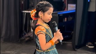 Singing in Watford Tamil Sangam 2024 [upl. by Airamanna]