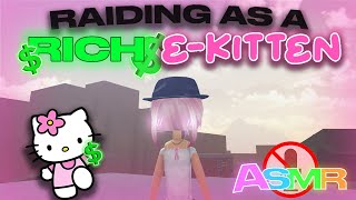 Raiding in Da Hood as a Rich Ekitten  Keyboard ASMR 💲 [upl. by Roland]