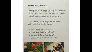 Sed skriver en berättande text Exempel och uppgift [upl. by Lipp]