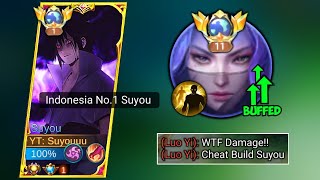 SUYOU JUNGLE TUTORIAL  HOW TO COUNTER META LUO YI MIDLANE  TOP 1 SUYOU BUILD amp EMBLEM 2024  MLBB [upl. by Aicnetroh460]