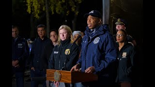 Mayor Eric Adams Briefs New Yorkers on Thanksgiving Day Parade Safety with NYPD Commissioner Tisch [upl. by Toth]