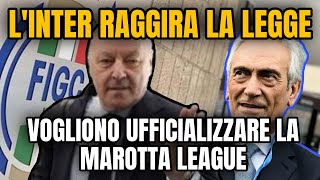 INTER CONTRO LEGGE MAROTTA SOSTITUISCE GRAVINA SCANDALO FIGC [upl. by Latona]