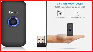 Eyoyo Mini 1D Bluetooth Barcode Scanner 3in1 Bluetooth amp USB Wired amp 24G Wireless Barcode Reader [upl. by Suiramed]