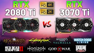 RTX 2080 Ti vs RTX 3070 Ti in 2023 Test in 8 Games 2K4k quotDominating Performancequot [upl. by Ahseken76]