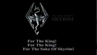 Skyrim Main Theme Misheard Lyrics [upl. by Lucille]