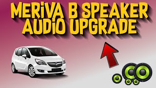 MERIVA B AUDIO SPEAKER UPGRADES  REMOVE SPEAKERS FROM A OPEL VAUXHALL MERIVA B speaker adapters [upl. by Annahc412]