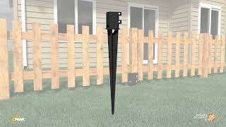 Peak Adjustable Ground Spike Fence Repair 2022 [upl. by Ahseken]