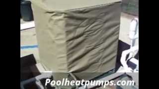 Winter Cover on Electric Swimming Pool Heat Pump [upl. by Finzer]