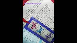 Book mark 📚diy craft shorts homemade CrafterAditi ShivangiSah7 FarjanaDrawingAcademy [upl. by Nosremaj334]