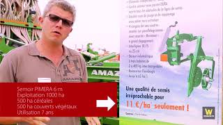 Semoir Primera par Amazone  InnovAgri 2018 [upl. by Yrellih]