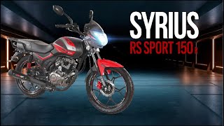 Syrius RS Sport 150R Rojo [upl. by Mckenna569]