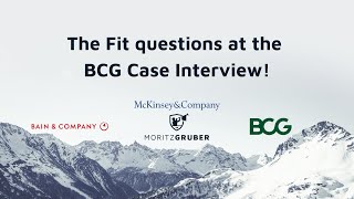 The Fit questions at the BCG Case Interview [upl. by Chadburn]