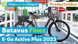 Batavus Finez EGo Active Plus 2023  Fietsvoordeelshopnl Productvideo [upl. by Otilrac]