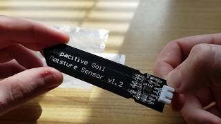 Capacitive Soil Moisture Sensor v12 with Wemos D1 Lite Arduino IDE [upl. by Puttergill286]