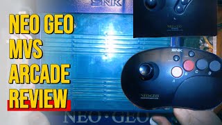 MastersVorstellungsReview Neo Geo MVS Arcade KonsoleSticks und Spiele Performance [upl. by Ennirroc]