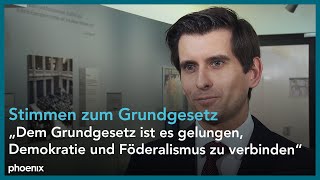 Matthias Roßbach  Stimmen zu 75 Jahre Grundgesetz [upl. by Inimak617]