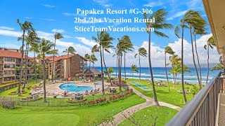 Papakea Maui Oceanfront Resort G306 2 Bedroom Full Ocean View Vacation Rental Sleeps 7 Guests [upl. by Gow]