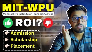 MITWPU Pune Review 👆 Scholarship 🤓Fee😲 Placements💥 [upl. by Kuth904]