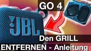 Grill entfernen am JBL GO4 Bluetooth Lautsprecher Anleitung und Sound Test [upl. by Mcintyre]