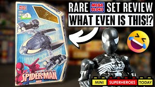 Rare BLACK SUIT SPIDERMAN Mega Bloks 2024 Set Review [upl. by Aicissej]