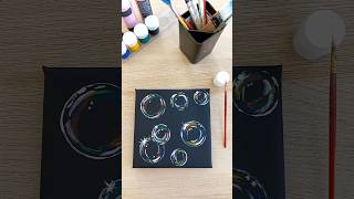 🫧 Kolay ve eğlenceli baloncuk yapımı  How to paint bubbles painting bubble satisfying [upl. by Fairleigh]