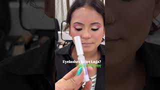 Eyelashes kaise Laga ￼ कैसे लगाए eyashes eyelashes makeupartist art hairstyle love [upl. by Megan477]