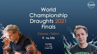 LIVE Final World Championship draughts 2021  round 6 lidraughtsorg [upl. by Nev402]