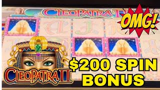 OMG My BIGGEST JACKPOT EVER ON CLEO 2 SLOT MACHINE [upl. by Kalina]