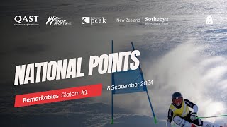 Remarkables National Points SL Race one 08092024 [upl. by Favianus]