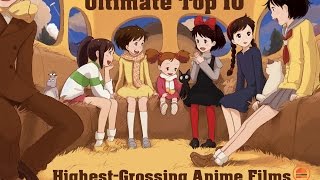 The Ultimate Highest Grossing Anime Movies Worldwide  Top 10 [upl. by Cohe]