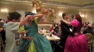 Drizella and Anastasia Jonathan Proposes and they all dance at 1900 Park Fare Dec 2012 [upl. by Karolina]