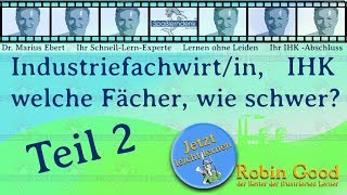 Industriefachwirtin IHK welche Fächer wie schwer Teil 2 [upl. by Malissa]