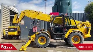 JCB 540200  20M TELEHANDLER  RS MACHINERY HIRE AND SALE [upl. by Vitek]