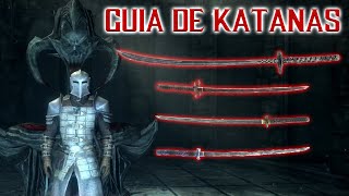 Skyrim  Todas as Katanas do Jogo [upl. by Akisey]