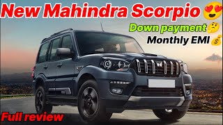 New Mahindra Scorpio s11classic 😍on road price down payment monthly EMI full review Scorpio s11 [upl. by Assylem]