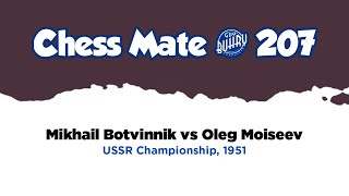 Mikhail Botvinnik vs Oleg Moiseev • USSR  Championship 1951 [upl. by Nilesoy16]