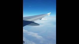 Airbus A320 wing flex during turbulence on Air France flight [upl. by Davy]