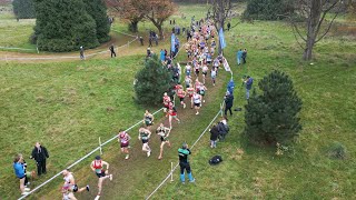 Cardiff Cross Challenge 2024  Senior Men Drone Footage [upl. by Zohara137]