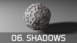 06 Shadows  Cinema 4D Lighting Course [upl. by Roee]