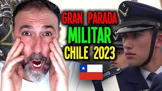 👉ESPAÑOL REACCIONA a la GRAN PARADA MILITAR de CHILE 2023 [upl. by Asenev]