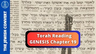 Genesis Chapter 19  Torah Reading in Hebrew amp English Translation  TORAH STUDY [upl. by Stesha]