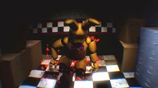 Purple Guy Death Scene  Spirit Perspective View Five Nighs at Freddys 3 mini game [upl. by Gannon]