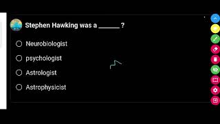 Stephen Hawking was a    Class 8th English Question [upl. by Drofiar925]