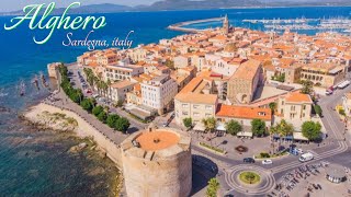 Alghero Sardinia Italy 4k Drone Tour of the Beautiful Alghero Sardegna Italia [upl. by Drarehs332]