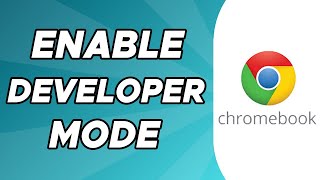 How to Enable Developer Mode on Chromebook 2024 [upl. by Annaeed]