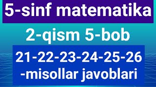 5sinf matematika javoblari 212223242525misollar Misollar yechimlari 5sinf matematika 🔥🔥🔥 [upl. by Anna-Diana529]