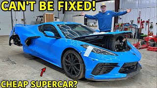 Rebuilding A Wrecked 2023 Corvette C8 [upl. by Camel]