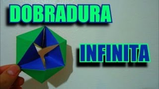 Como Fazer uma Dobradura Infinita Hexágono 3D [upl. by Tella523]